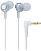 Audio-Technica In WH Earphones Includes Cord Winding Holder and Ear Tips In Sizes And, Box. ATH-CKL202 (white). XS, S, M, L