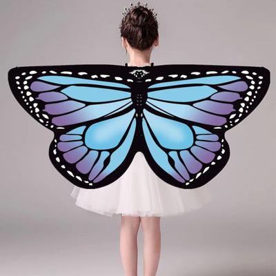 Stilvolles, leicht zu tragendes Chiffon-Kleinkind-Umhang mit Schmetterlingsflügeln, Halloween-Party-Kostüm für die Abendparty