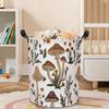 1pc of a Collapsible Laundry Basket Designed for Mushrooms, Herbs, And Flowers, Featuring Handles, Suitable for Use In Bedrooms, Bathrooms, And Colleg