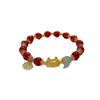 2026 Chinese Cartoon Sense of Design Style Simple Cute Dragon Year Lucky Beads Bracelet Couple Christmas New Year Gift Bracelet