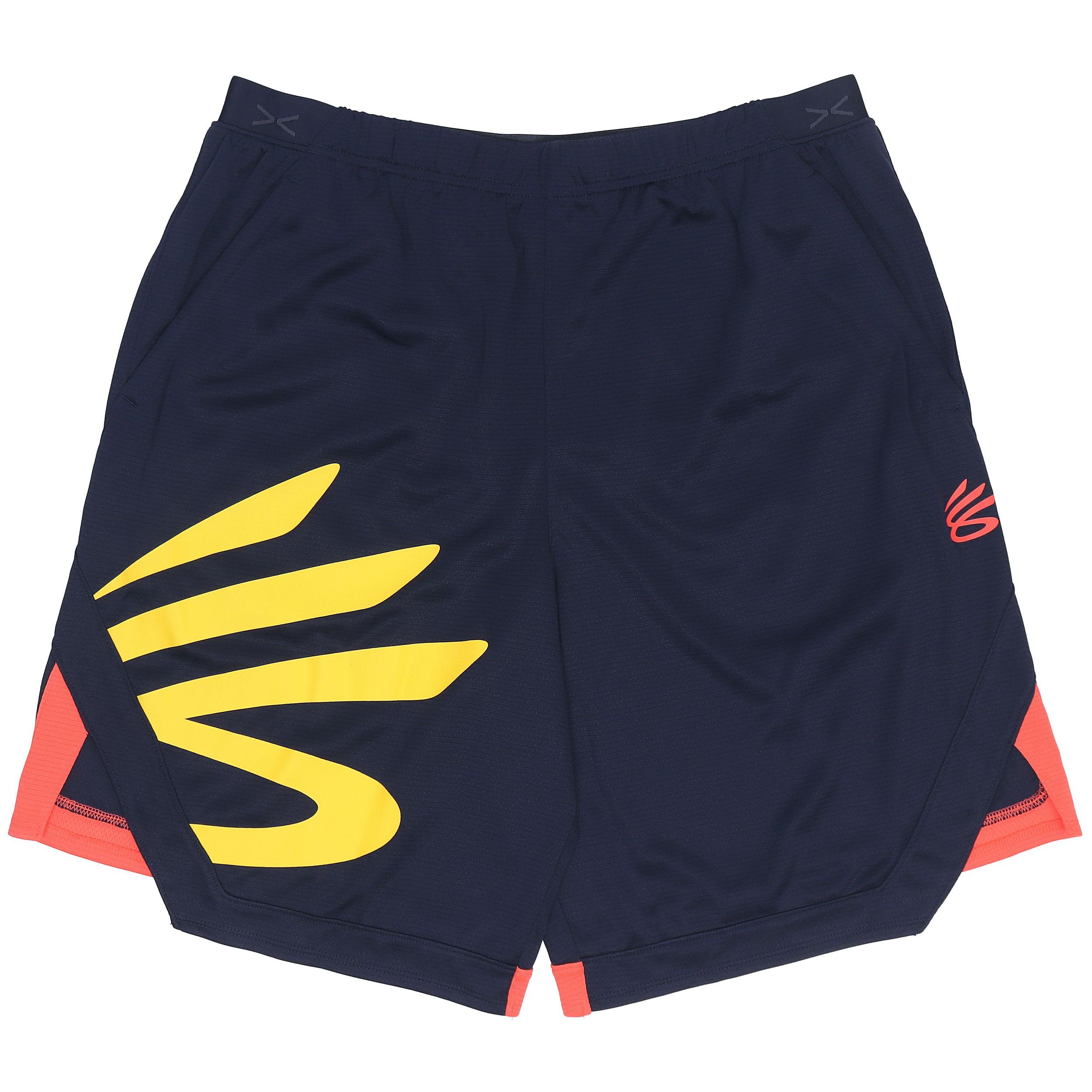 Under Armour CURRY Basketball Shorts Men s Midnight Marine 1370226-410 XL
