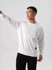 Men's Plus Size Korean Jacquard Stripe Sport Hoodie - Loose Fit, Long Sleeve, Perfect for Autumn/Winter Fitness Training