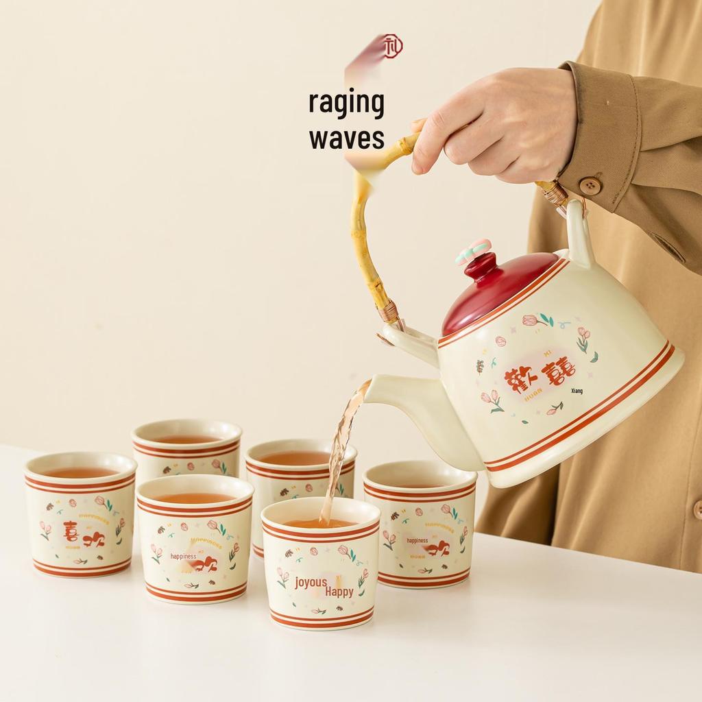 Elegant Tea Set: Perfect Honeymoon, Wedding, or Engagement Gift; Includes Teacup; Ideal for Bridesmaids or Housewarming Present.