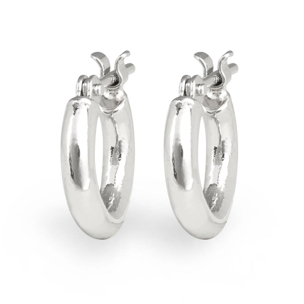 ESTELLE [Official] Women's Hoop Earrings, Platinum, 0202-2645-0019-0000