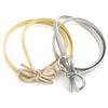 Women Fashion Elastic Metal Belt Flower Twist Adjustable Belt Quality Ladies Dress Belt