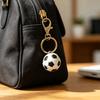 Keychain Pendant, Football Design Key Ring with Lobster Clasp, Thickened Metal Keychain for Backpack Bag Handbag