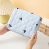 Elegant Butterfly Bow Travel Makeup Bag With Large Capacity And Embroidery For Women And Men
