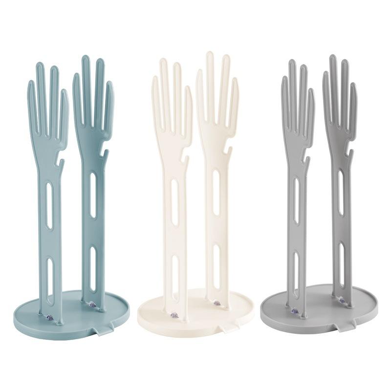 Kitchen Glove Stand Holder Rubber Glover Dryer Rack Towel Holder Drain Countertop Storage Rack Kitchen Sink Accessories Tool New