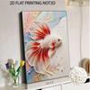 DIY Pearl Art Betta Fish Painting Kit 5D Crystal Rhinestone Embroidery for Bedroom Living Room Wall Decoration Handmade Craft