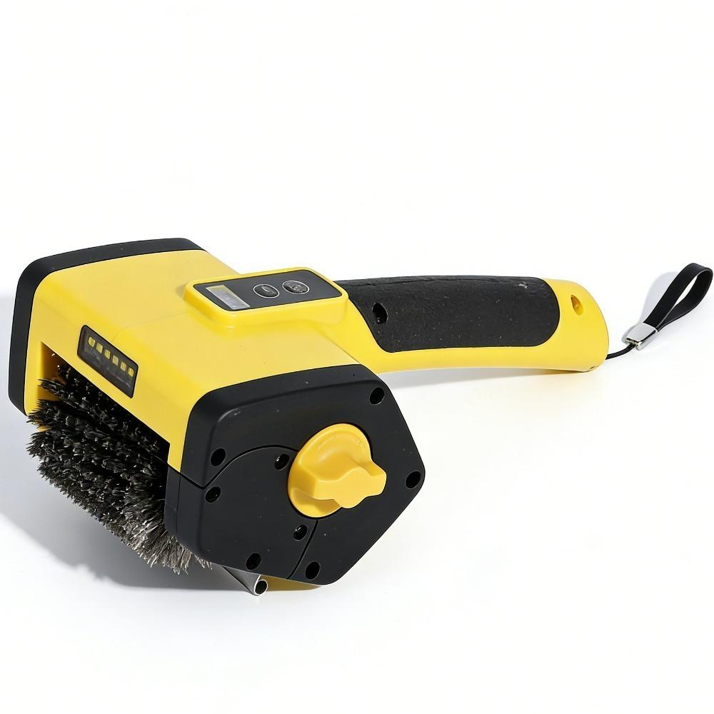 Wireless Electric Grill Brush Handheld Deep Cleaning Brush Electric Roller Brush Camping BBQ жёлтый