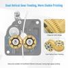 Gold K2 Extruder Gear (2 pcs) K2 Plus Extruder xirbbo Upgrade Gears Kit All Metal Filament Drive Extruder Gear for K2 Plus 3D Printer Accessories