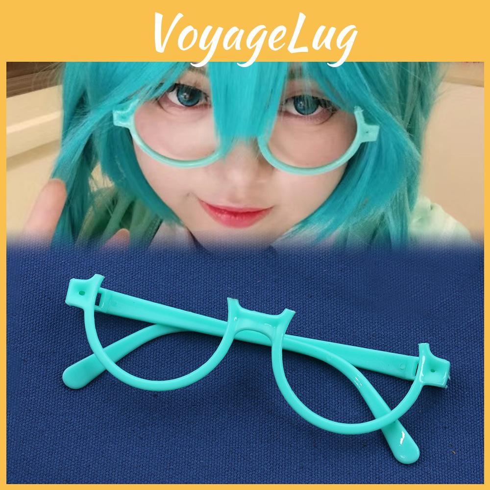 Miku Hatsune Anime Cosplay Eyewear Frame Plastic Resin Material Gift Glasses