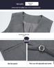 Men's Autumn/Winter Double-Breasted Suit Set - Professional Business Attire for Hotel Managers