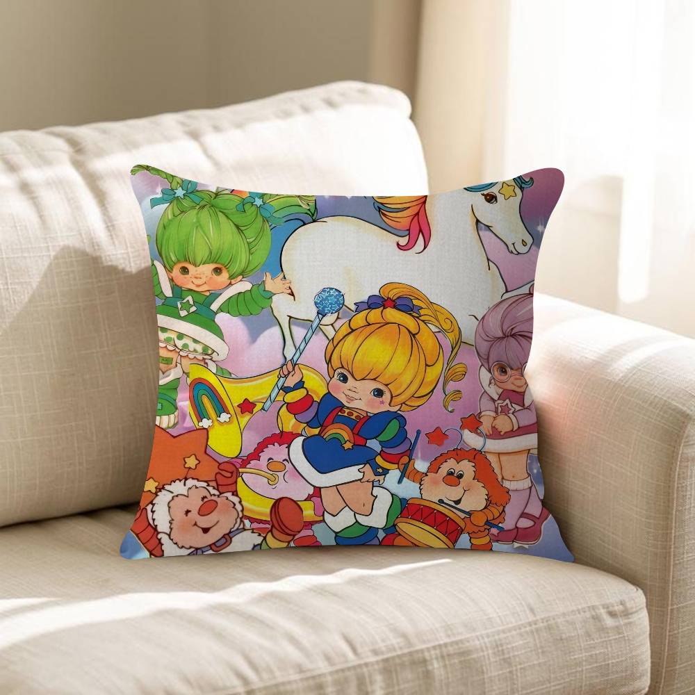 Cute RRainbow BBrite Pillow Cover For Bedroom Room And Living Room Sofa Decorative Cushion Cover