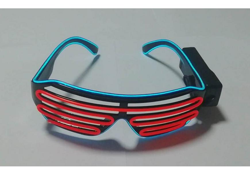 LED Party Blinds: Flashing Music Glasses for Clubbing and Atmosphere