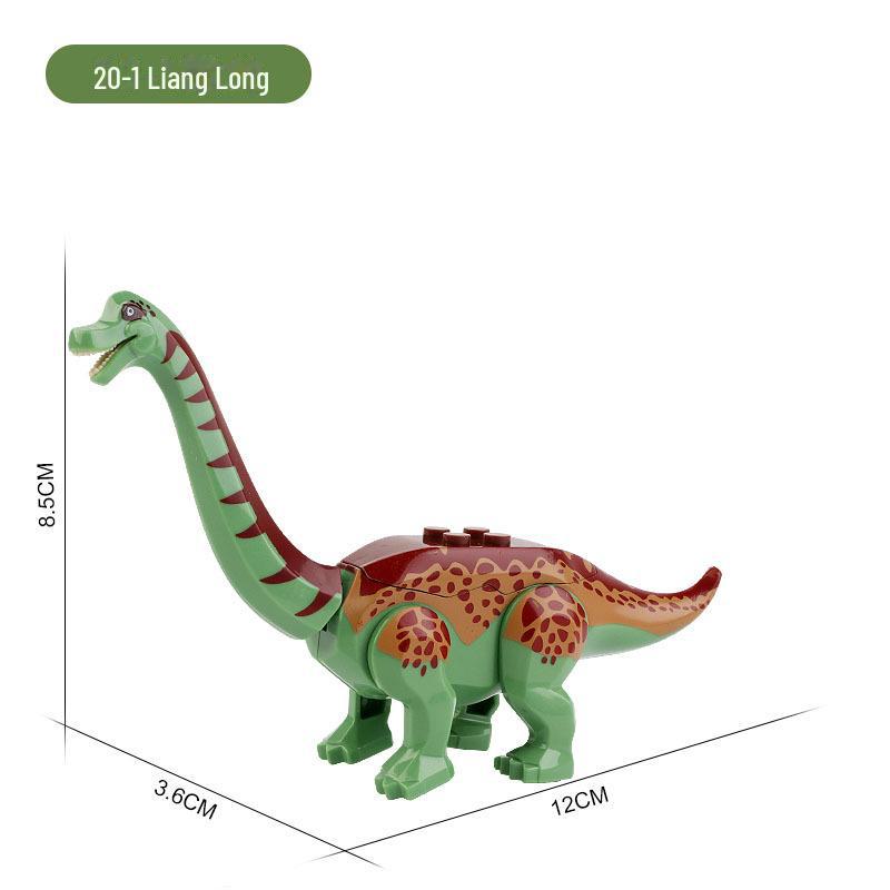 Dinosaur Building Blocks Scene Supplement Pack with Large and Small Particles - One Piece Delivery