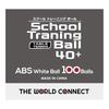 [The] World Connect Table Tennis Balls TWC School Training Balls 40+ 100 Balls DV010 White