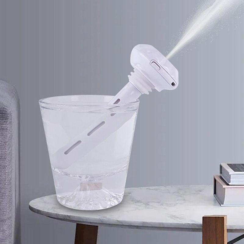 Portable Ultrasonic USB Air Humidifier ABS LED Lamp Car Purifier Anion Aroma Essential Oil Diffuser Home