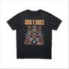 ZX Pistol Rose Pattern Guns N Roses Rock Guns and Roses Band Casual TShirt Mens and Womens Luxury Band Brand Top  Band Logo
