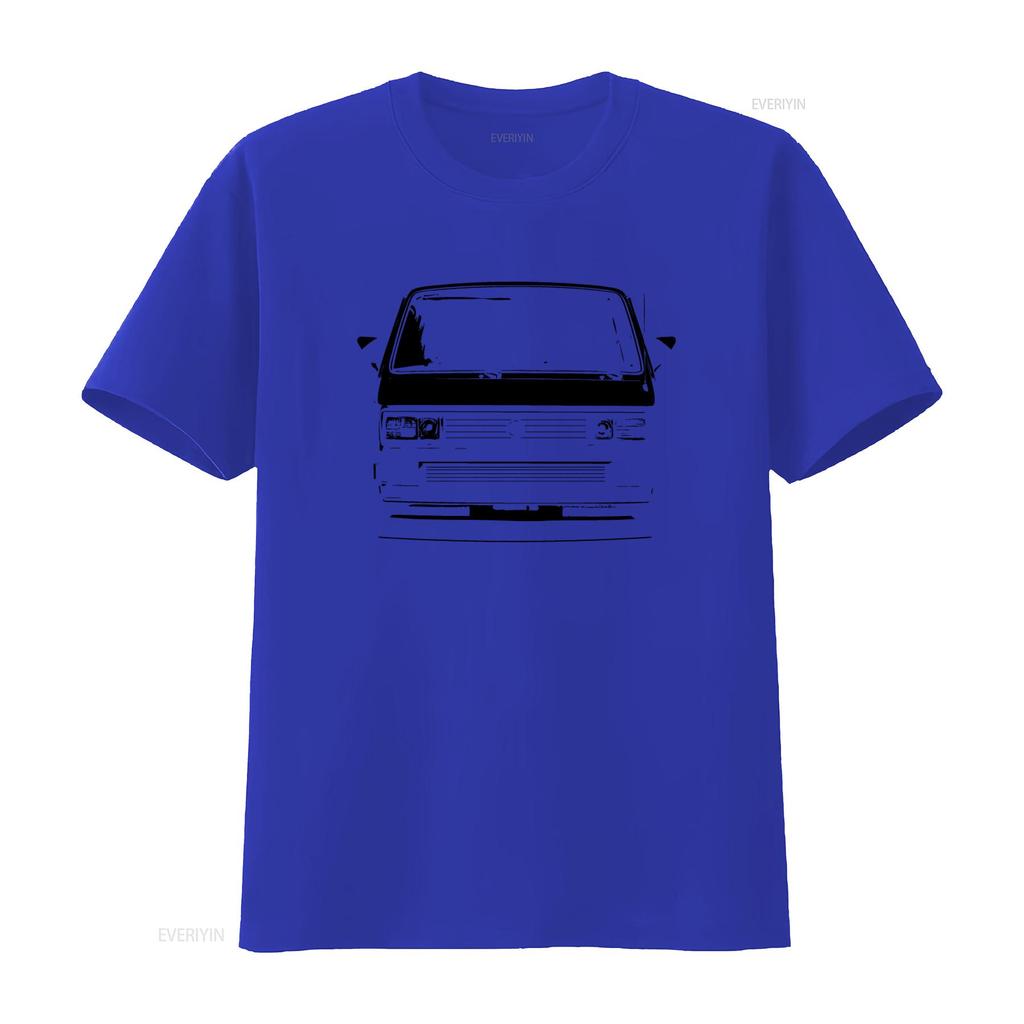 T25 Campervan T3 Doka Bus Caravelle Vanagon Wedge T Shirt for Him Dad S 3XL Vintage Washed Stretched Comfortable Stylish