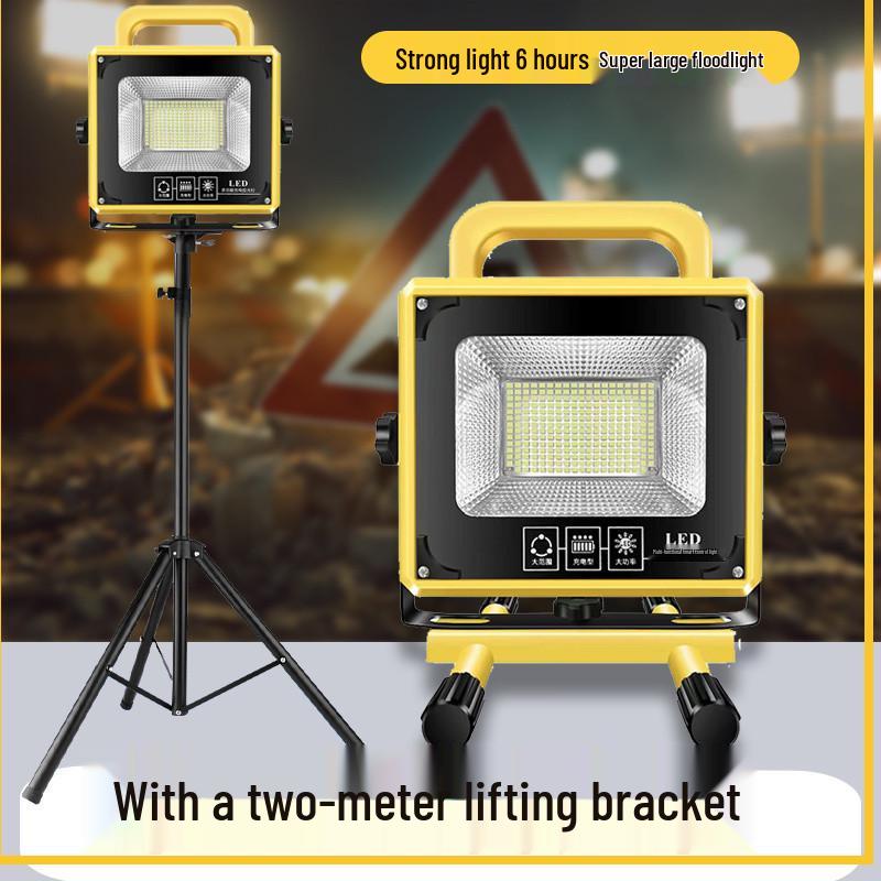Emergency LED Floodlight for Camping, Night Markets, and Power Outages