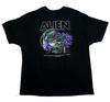 Alien New Adult T-Shirt - Purple Teal There Are Things So Terrifying...