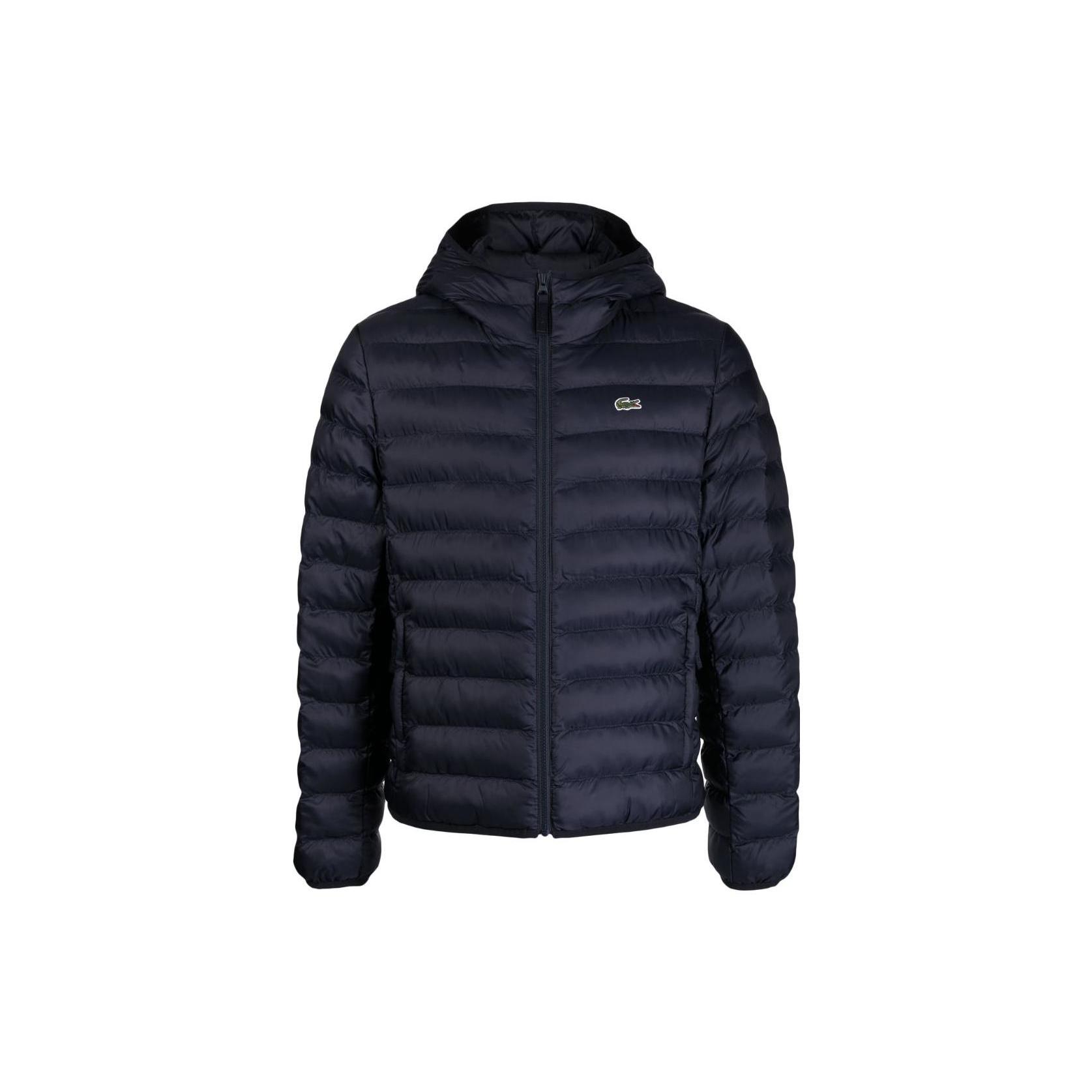 LACOSTE Logo patch Quilted Hooded Jacket