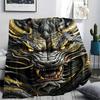 Green Dragon Clouds Blanket Camping Trip Soft And Comfortable Sheet Bedroom Machine Washable