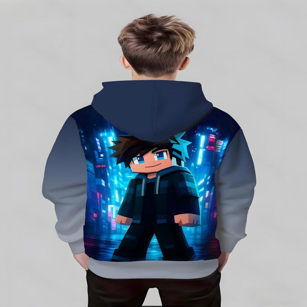 2026 Children's Hoodies 3D Printed New Men's and Women's Hoodies Casual Neutral Hoodies Children's Top Clothing