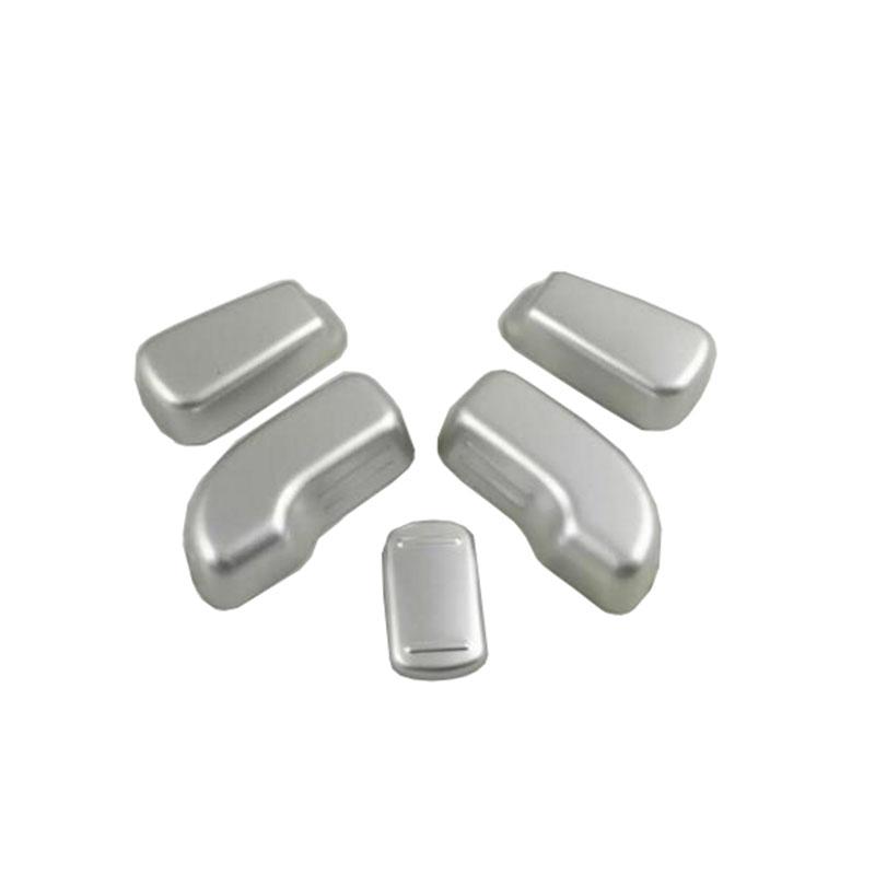 For Renault Koleos 2017 2018  ABS Carbon fiber style Car Seat adjustment knob button switch cover trim 5pcs