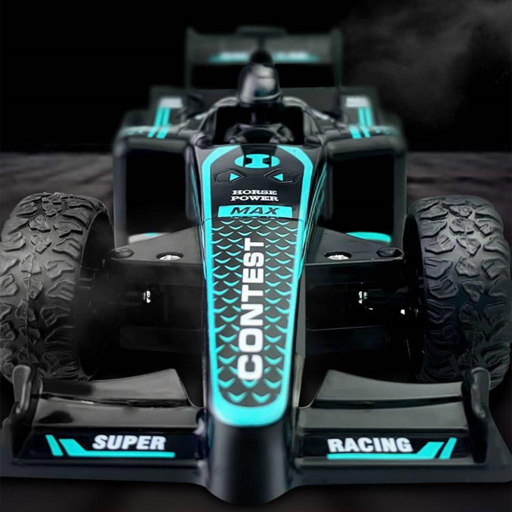 4 Channels 2.4GHz Remote Control Race Car with 4WD System Battery Powered Formula RC Car for Adult Kids Festival Gifts for Boys