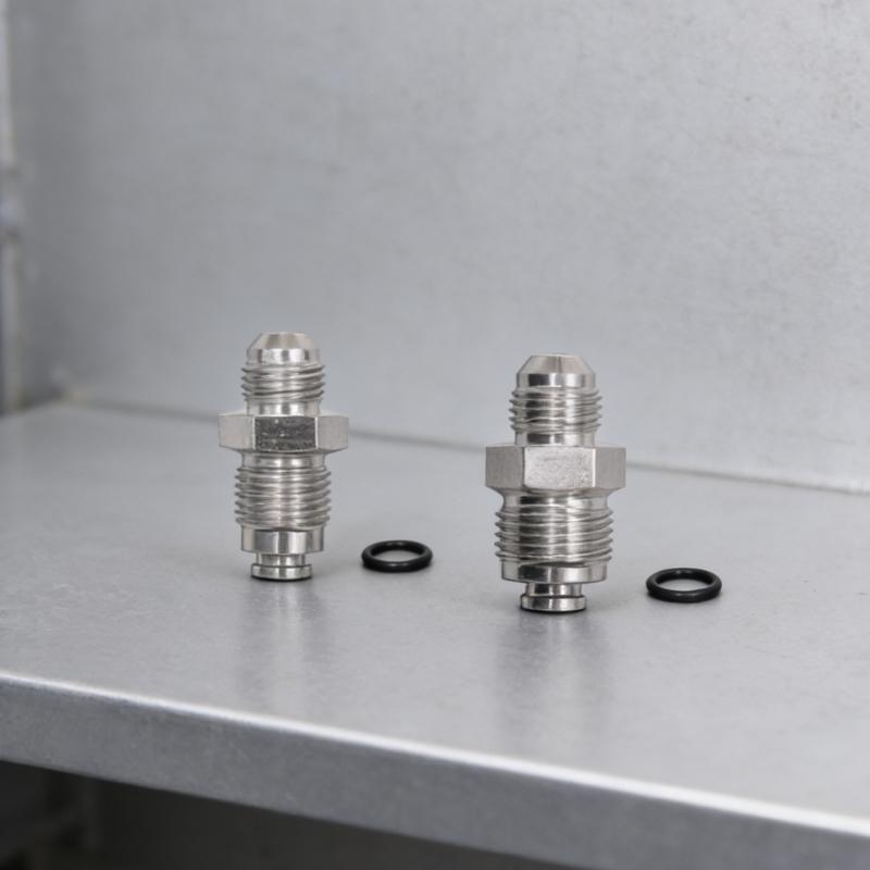 Aluminum Alloy Hydraulic Pump Rack Adapter Fitting Set For M16 and M18x1.5 Threads Suitable for Motorcycle Vehicle Repair