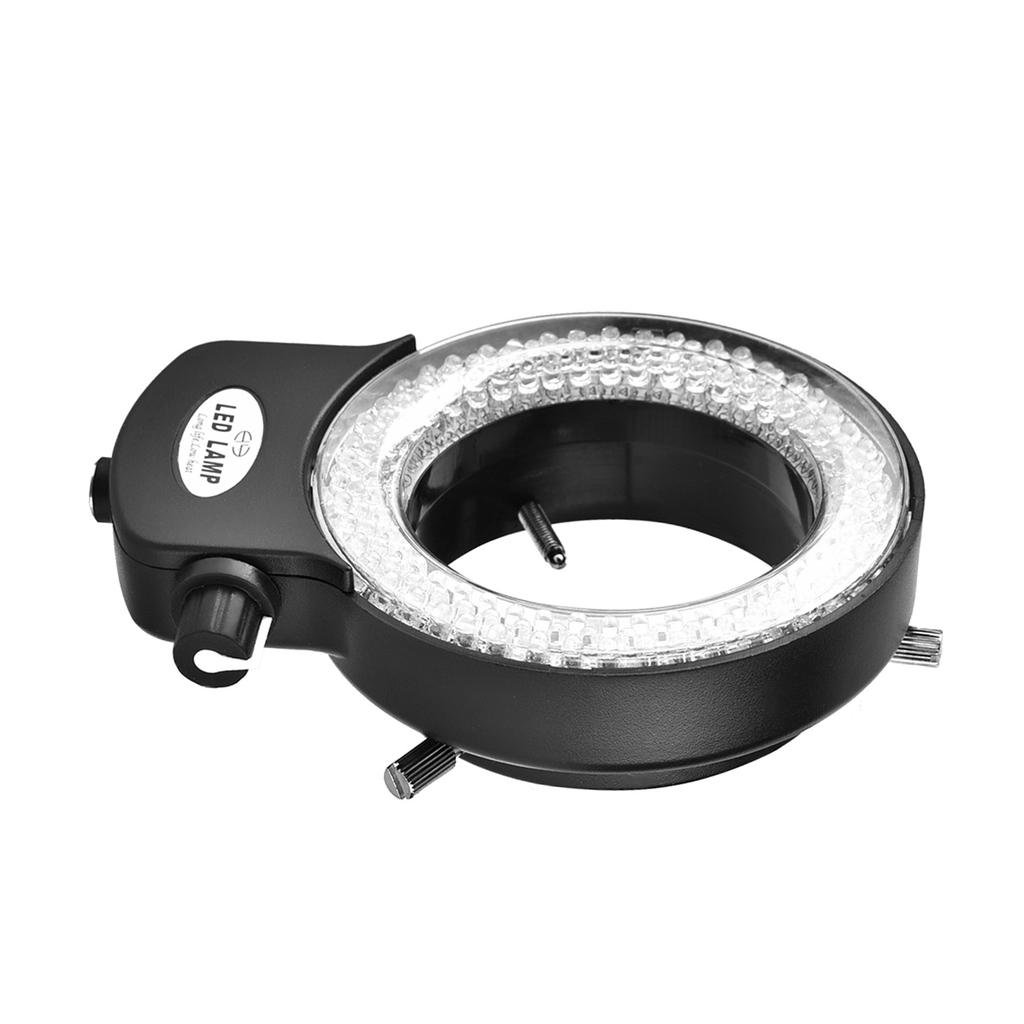 Microscope Camera 144 LED Beads Light Source Brightness Adjustable Ring Lamp