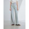 LANZI Pure Cotton French Retro High-Waist Flare Pants