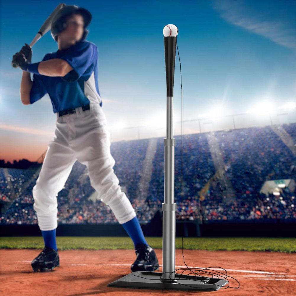 Baseball Batting Tee Practice Accessories Baseball Softball Training Aid Baseball Batting Trainer Hit The Swing Hitting Supplies