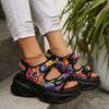 Fashion Women Sandals Lightweight Comfortable Wedge Sandals Casual Female Platform Retro Shoes Open Toe Anti-Slip Shoes Slides Women