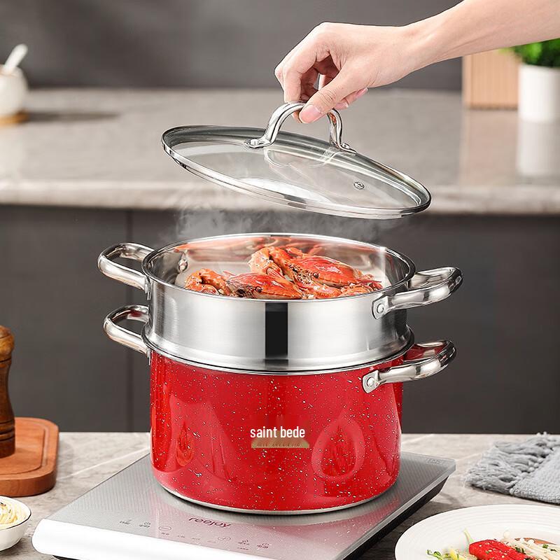 SHENG BI DE 201 Stainless Steel Steamer Pot