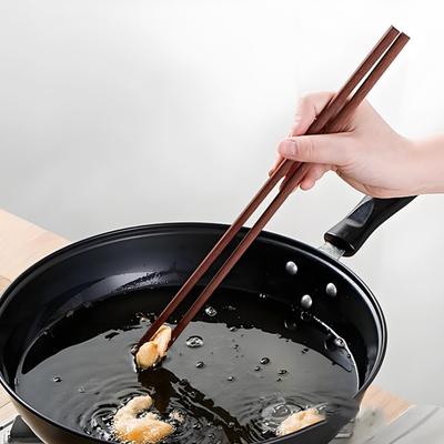Uzatılmış Ahşap Çubuklar, Noodle Çubukları, Pirinç Eriştesi Tenceresi Uzun Çubuklar 32cm 42cm Uzun, Ahşap Çubuklar