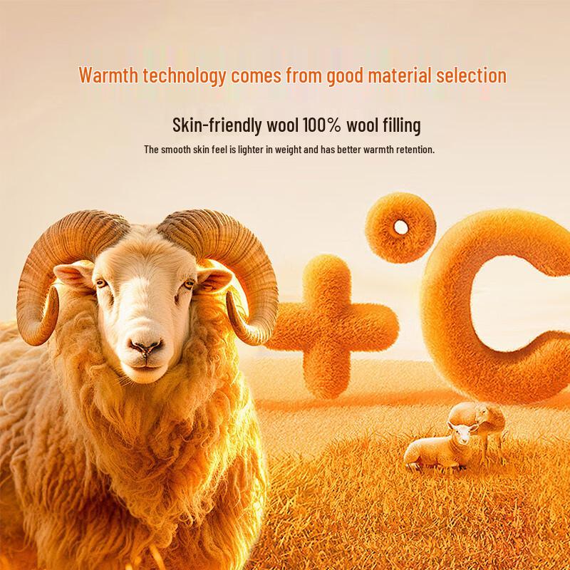 Audifen Women's 100% Pure Wool Fleece-Lined Thermal Pants