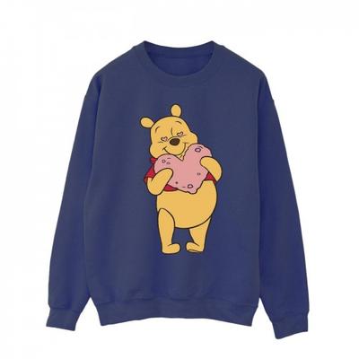 Moletom masculino com olhos de coração do Ursinho Pooh