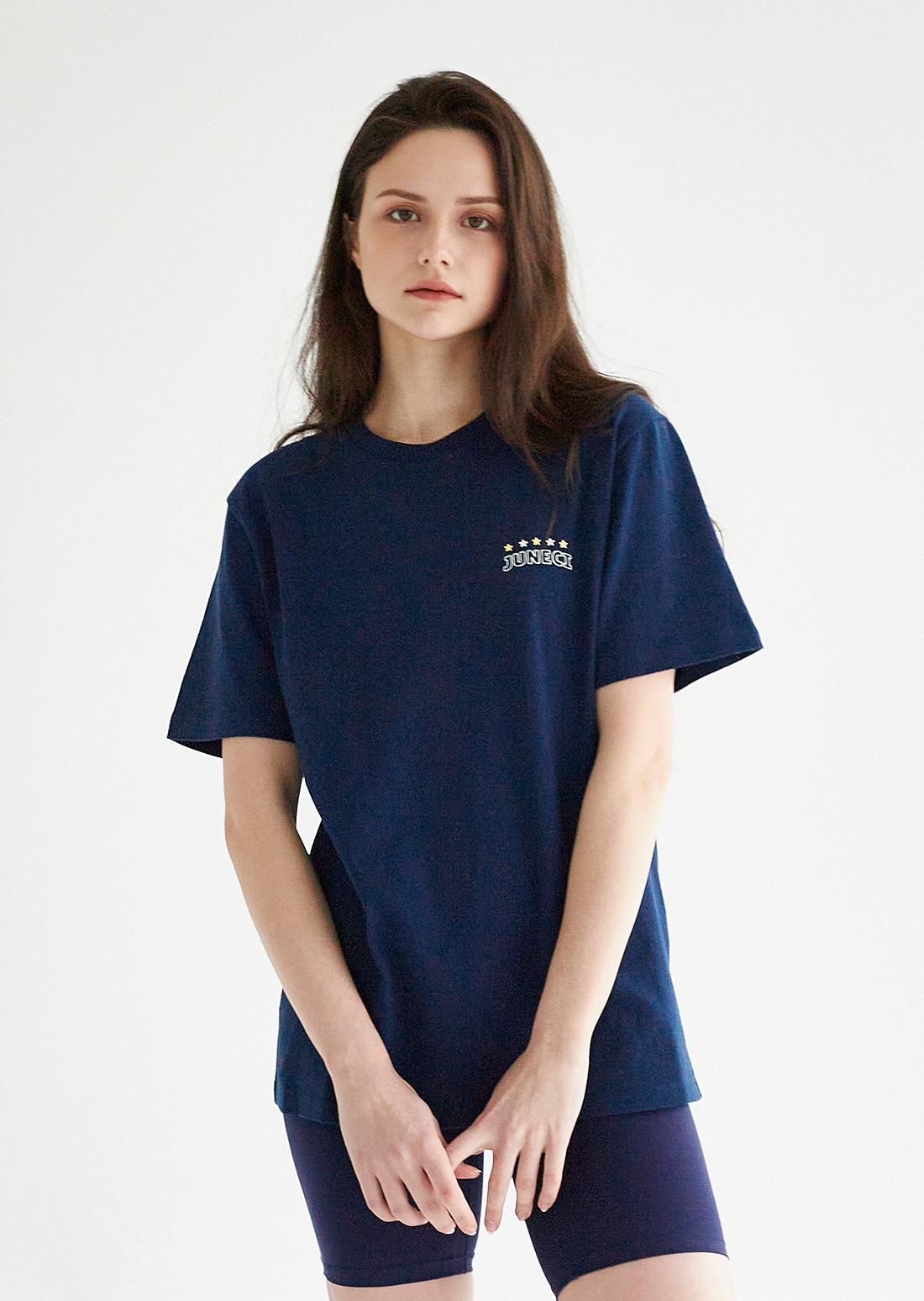 Junesi Sports Club Abbottkini Cotton Usa T-Shirt Unisex (Navy) Navy/S