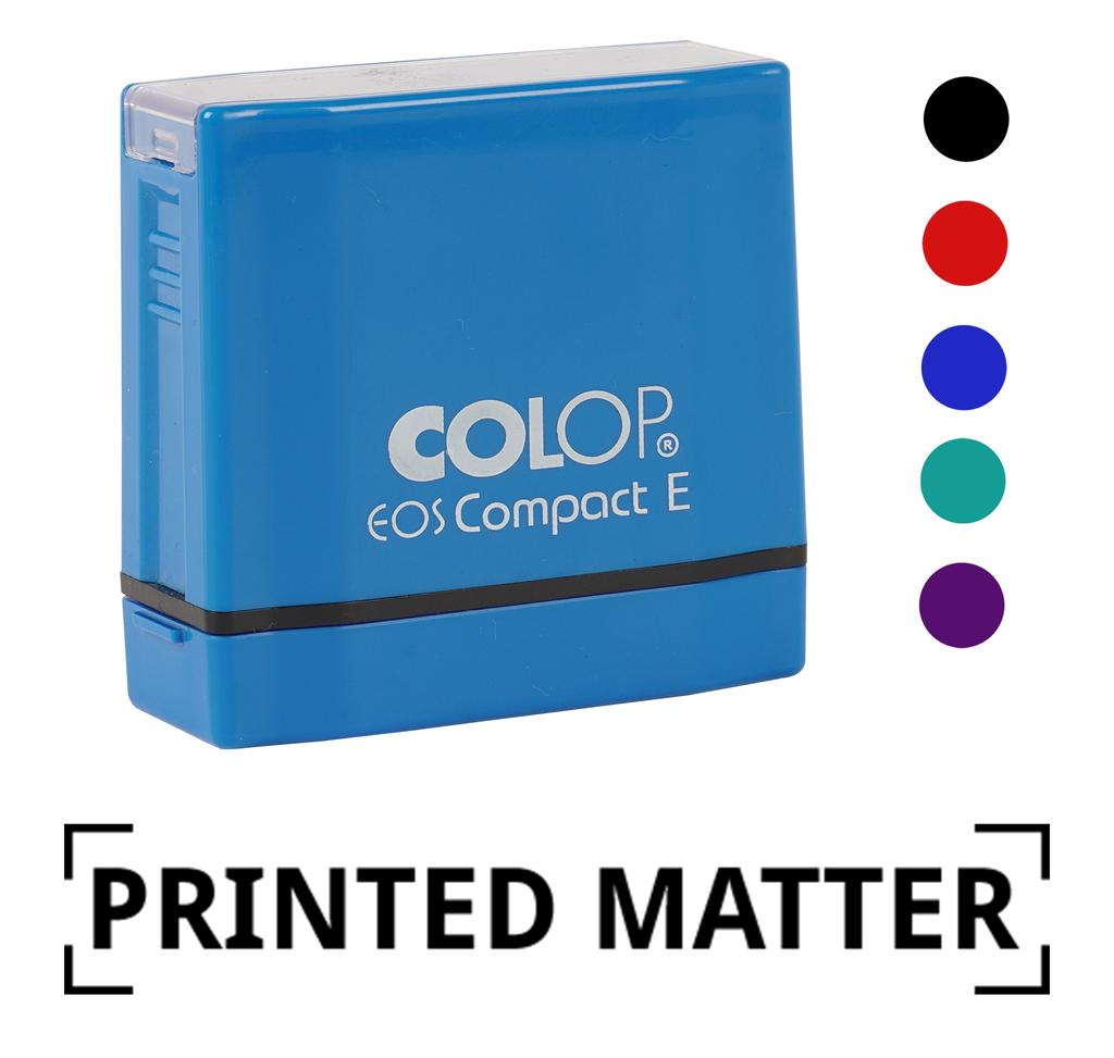 Printtoo Printed Matter Self Inking Rubber Stamp Pre-Inked Office Stamp- Home Office Business Stationery, Black- 42 X 9