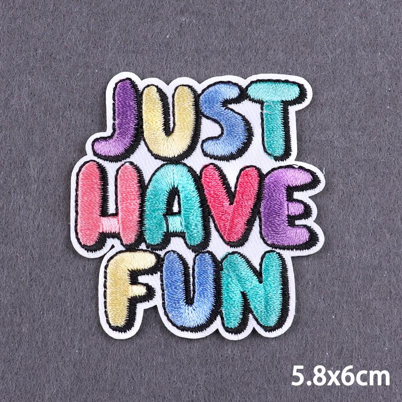 Purple Style Iron On Patch Thermoadhesive Patches For Clothes Anger Baby Girl Embroidery Patch For Hat/T-Shirt Fusible Sewing