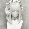 Punk Ear Warmers Protection Plush Fluffy Y2K Harajuku Wind Dark Warmth Ear Muffs Ear Cover Costume Props Party Accessories