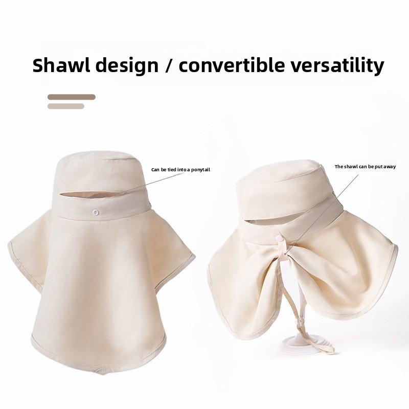 Summer Outdoor Sun Hat With Large Brim Uv Protection For Hiking And Fishing Enthusiasts