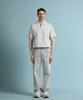PANICALE Gray Logo Short Sleeve Polo Shirt
