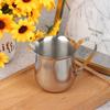 Edelstahl Kaffeemilch Aufschäumkrug Milchkännchen Taillenform Aufschäumer Tasse