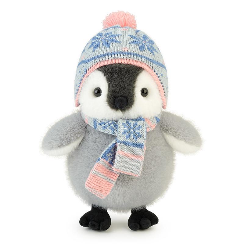 

Wear Scarf Hat Penguin Plush Toy Soft Teddy For Kids Bedtime Gift 15cm