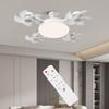 3 Colors Lamp Socket Fan Light 3 Speeds Fan Plug in Ceiling Fan Screw in Ceiling Fan  Garage