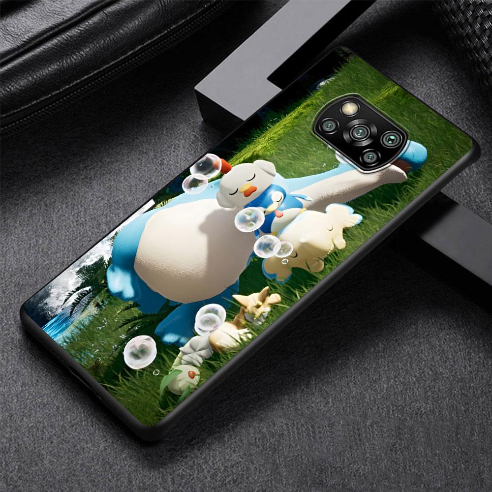 Cute Palworld Game Case for Xiaomi Poco M5s X3 NFC F3 X5 M4 M3 Pro Black Silicone Soft Phone Cover Coque